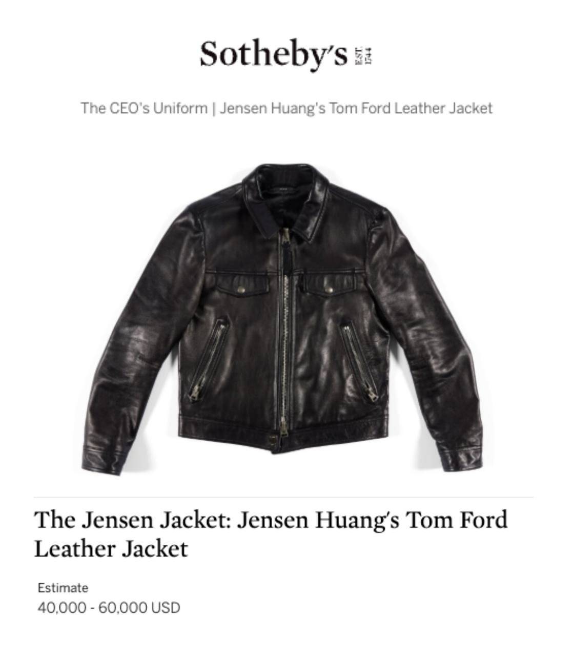 😎 Jensen Huang’s Leather Jacket Up for Auction
The iconic Tom Ford leather jacket signed by Jensen...