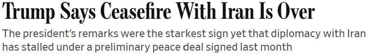 Here we go again.
Trump says the Iran ceasefire is over and markets may now have another reason to...