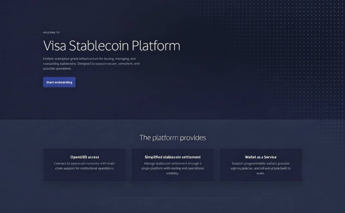 ๐ฒ Visa launches stablecoin platform for 15,000 banks and 200M merchants
Visa has quietly launched...