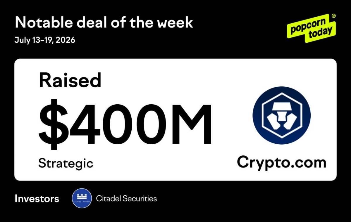 ๐ท Crypto.com has secured $400 million in a strategic funding round led by Citadel Securities to exp...