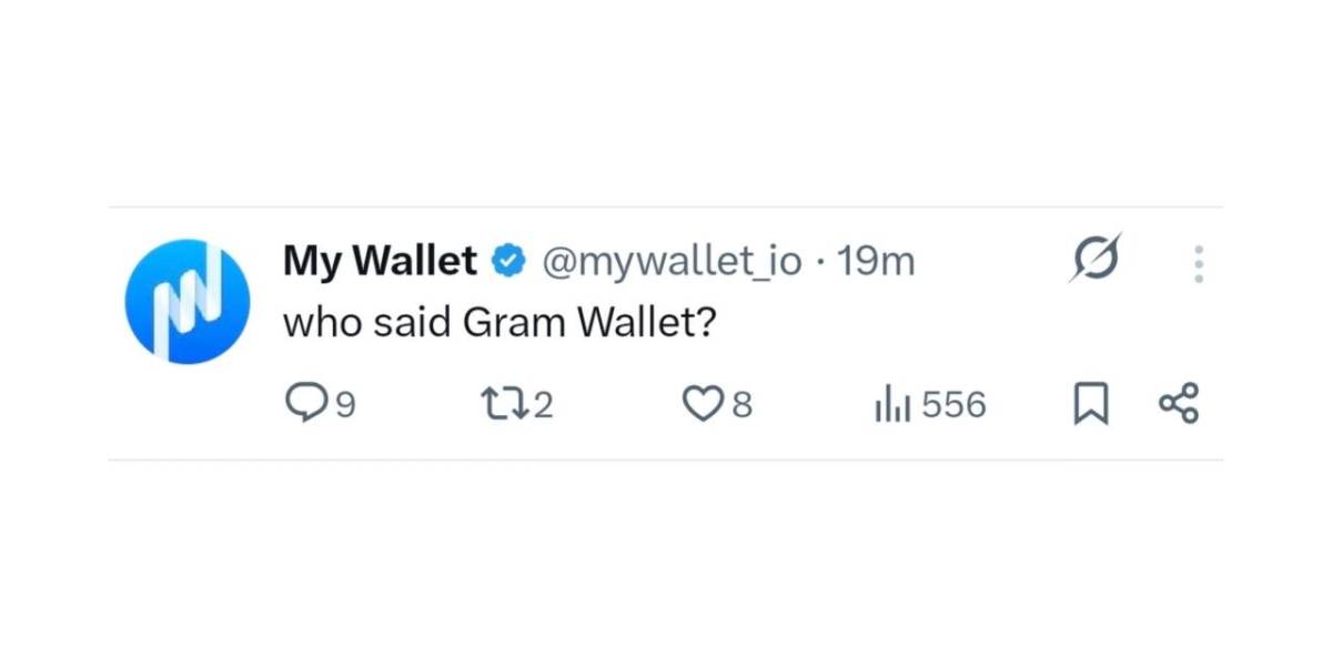 I think the Gram wallet Durov mentioned is being developed by the My Wallet team.