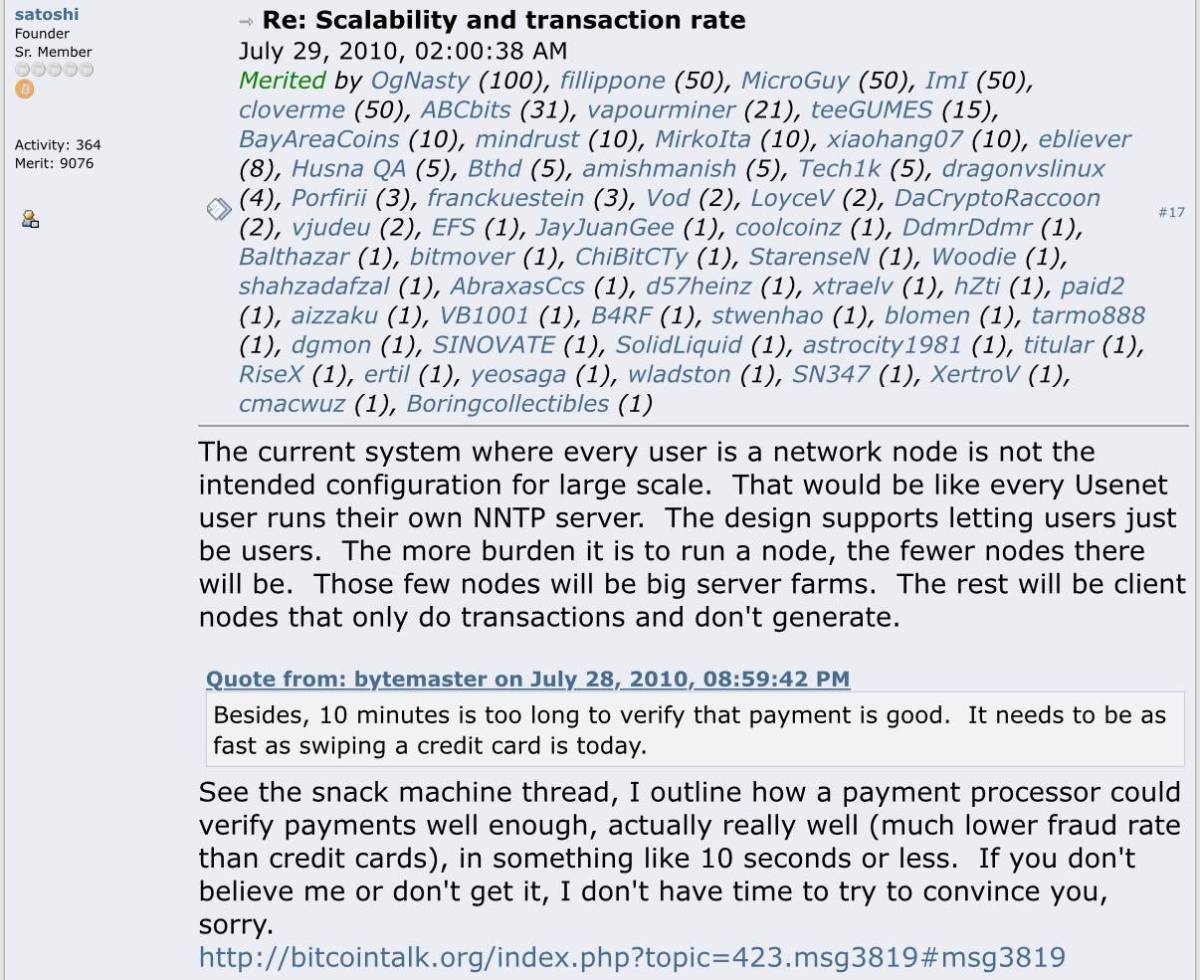Satoshi Nakamoto wrote a now-famous phrase on the BitcoinTalk forum exactly 16 years ago: "If you do...