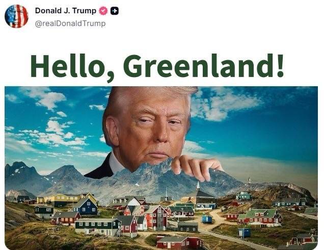 Trump reiterated his desire to reclaim Greenland.