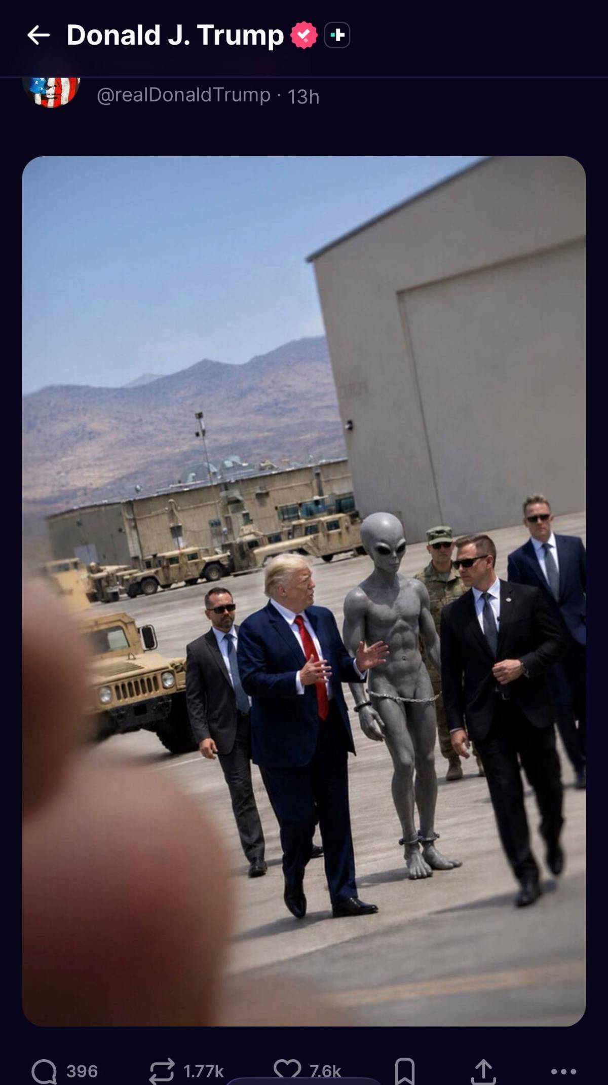 You pay $100k for a paid subscription to super early access to Trump's tweets.
Meanwhile, Trump's t...