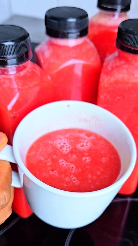 Refreshing water melon juice 😘