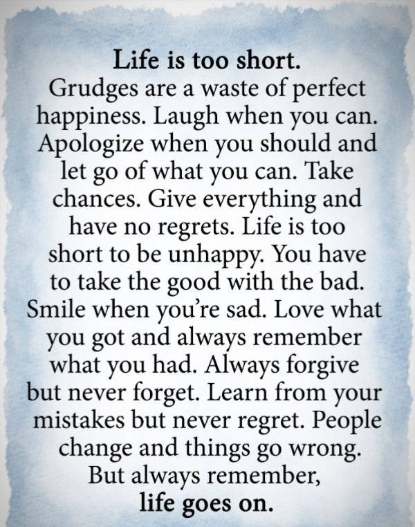 Life is too short