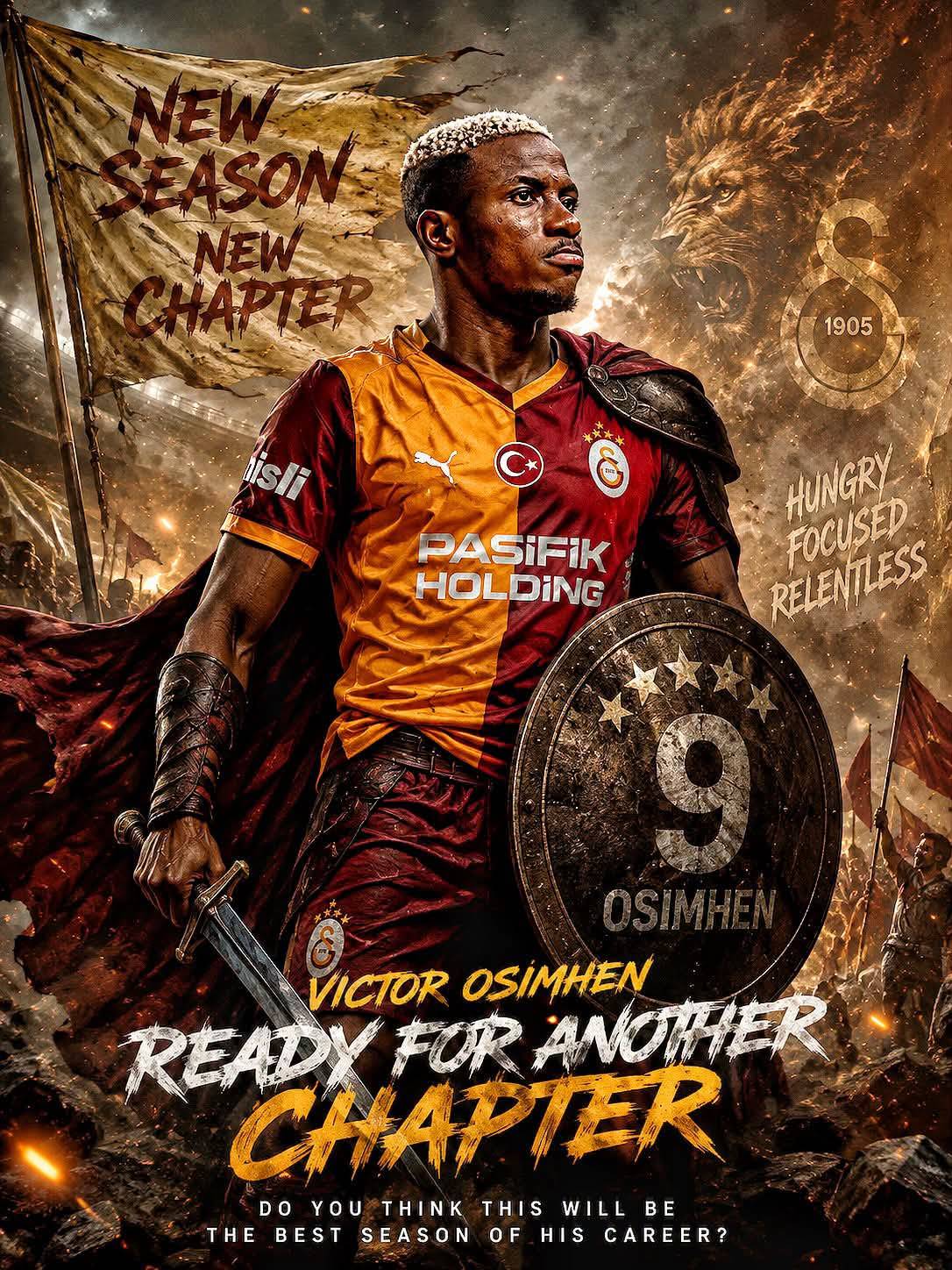Just make sure you go far with the team you now lead, good luck ##victorosimhen #Galatasaray #Avuncu...