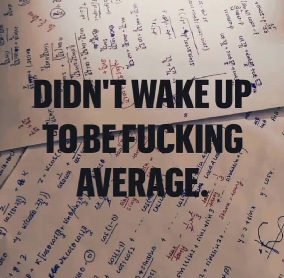 Wake up with purpose.
Stay hungry.
Stay focused.
Be willing to do what average people won't.
The...