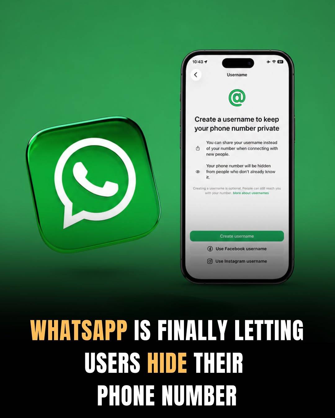 WhatsApp is introducing a new feature that lets users connect through usernames instead of relying o...
