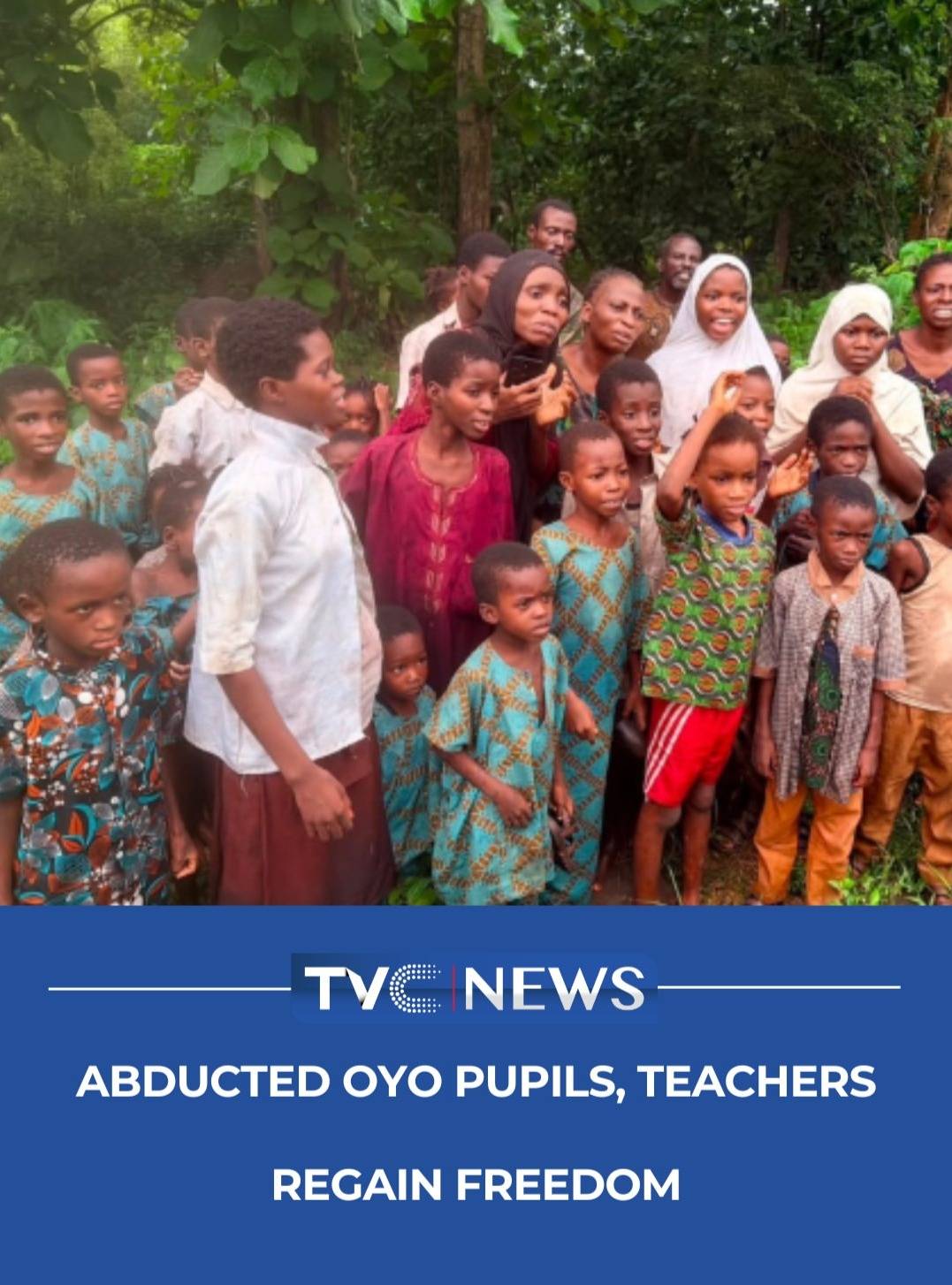 BREAKING NEWS!!!
Abducted OYO Pupils, Teachers Regain Freedom.