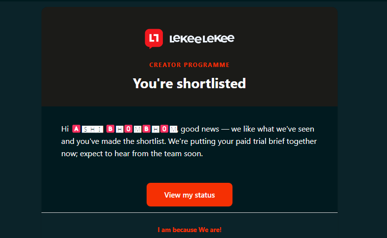 Omo! Good news, everyone ππ½
Small wins deserve to be celebrated too. π
I joined LekeeLekee a fe...