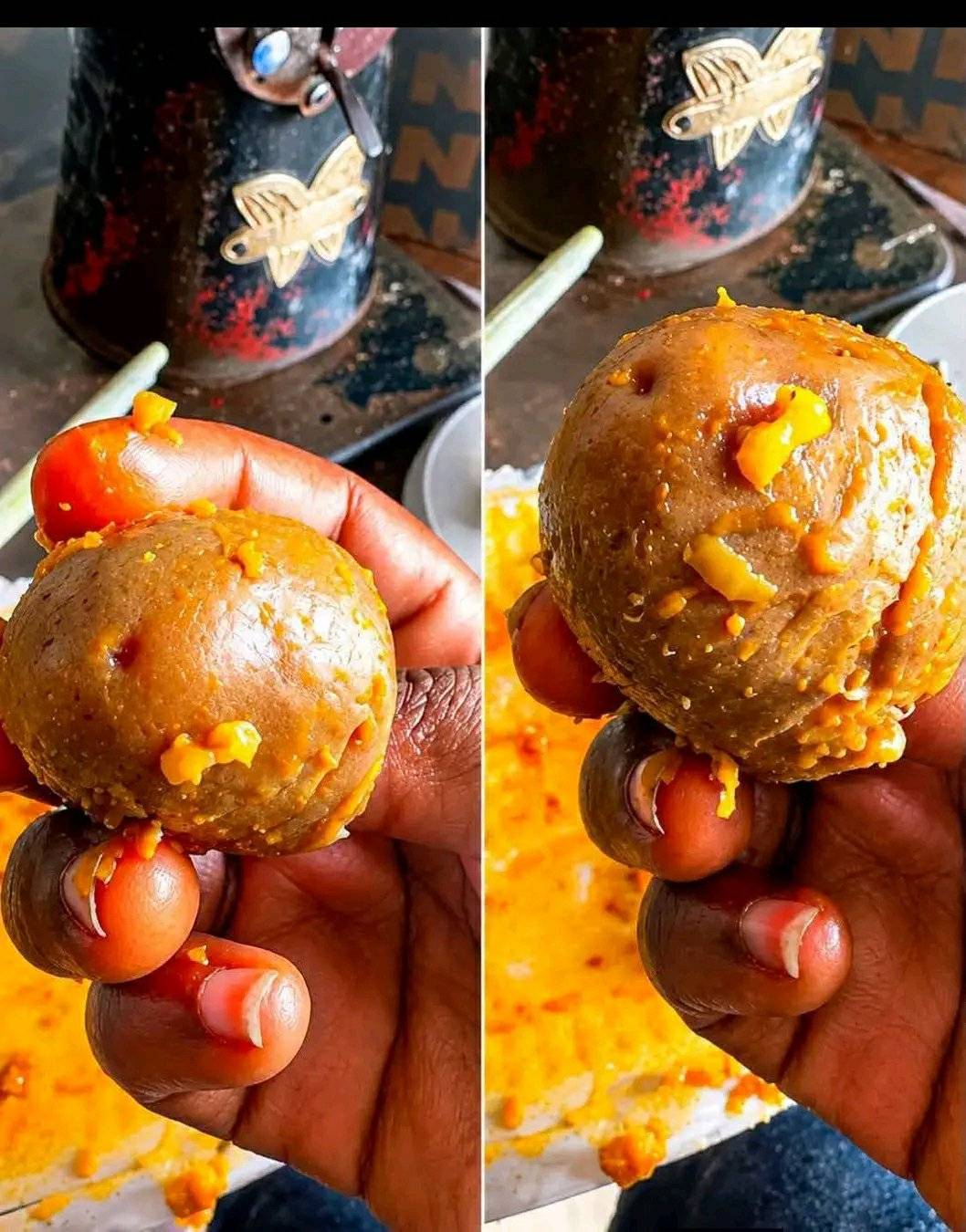 A woman recently purchased food from a food vendor, but after taking a closer look at the meat she f...
