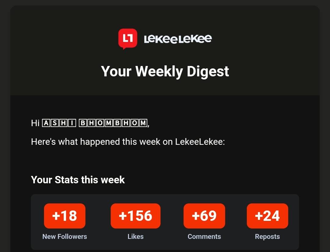 One week. One step at a time. Progress dey! ๐
I just want to take a moment to appreciate every sin...