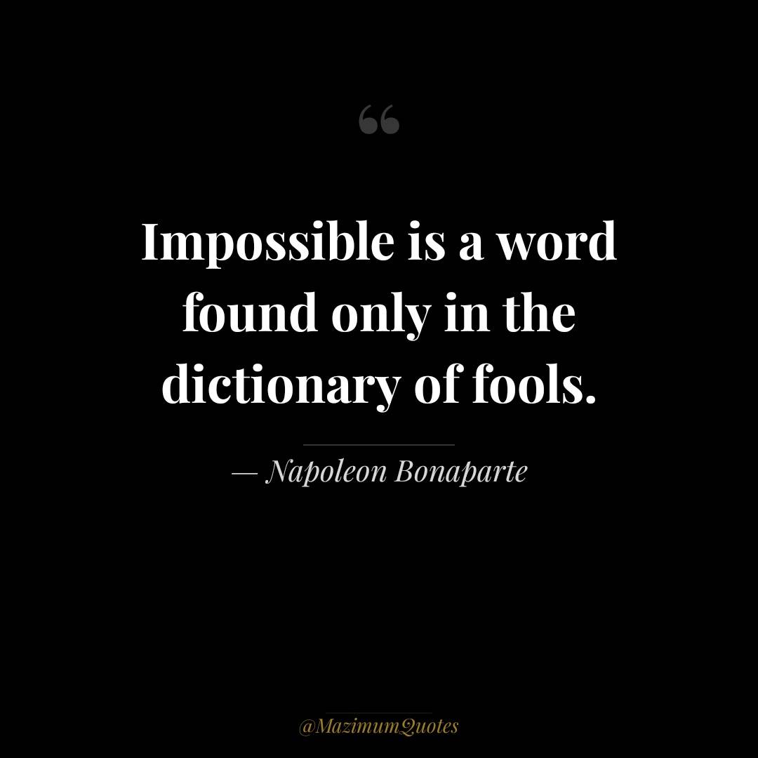 I'm possible!