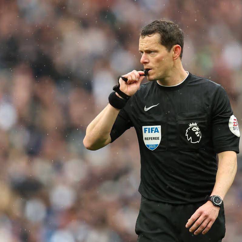 ๐ค Darren England will referee the FA Cup final between Chelsea and Manchester City at Wembley.
๐...