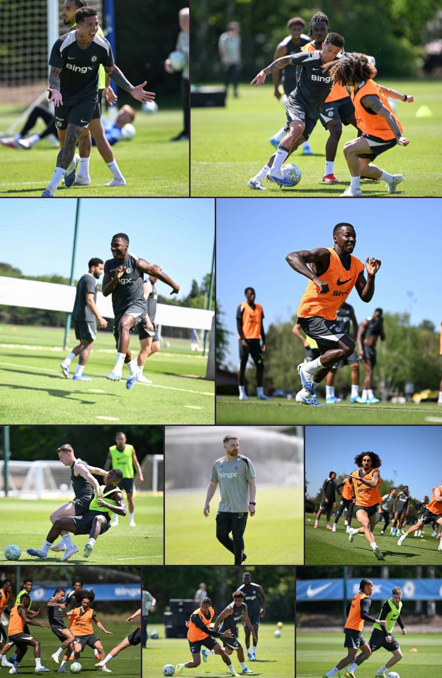 📸 Today’s training session ahead of Nottingham Forest clash! 💪🔵 (2/3)
#CFC | #Chelsea | #CHENFO...