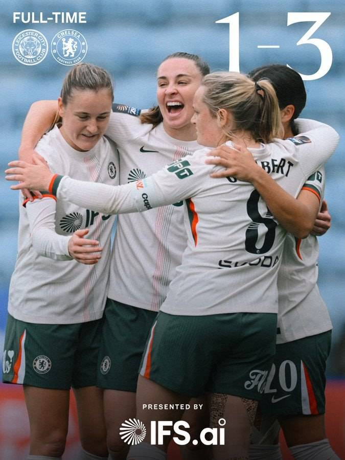 TOP THREE SECURED!! ๐
#CFC | #Chelsea | #CFCW
๐ฒ @CFC_ChelseaFC