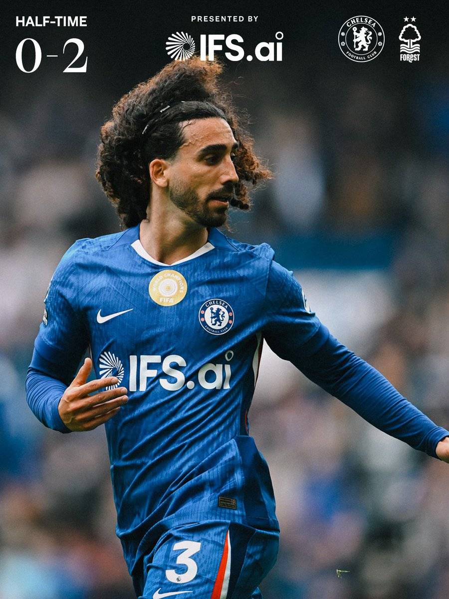 Down at HT.

#CFC | #Chelsea | #CHENFO

📲 @CFC_ChelseaFC