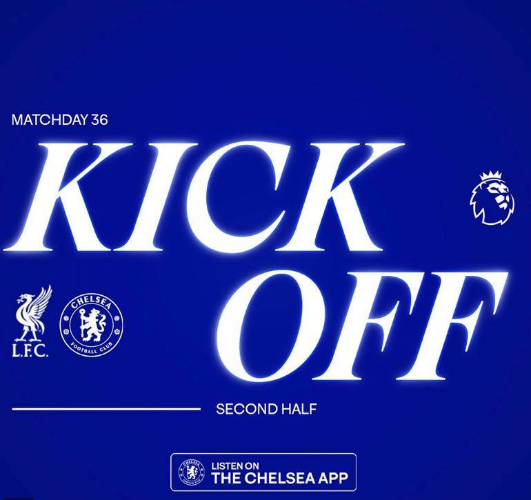Back for the second half. 

🔴 1-1 🔵 [46] #CFC | #LIVCHE