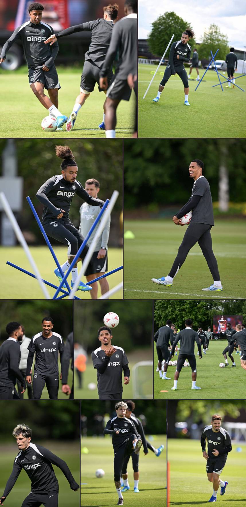 📸 Today’s training session ahead of Manchester City clash! 💪🔵 (2/3)
#CFC | #Chelsea | #Emirates...