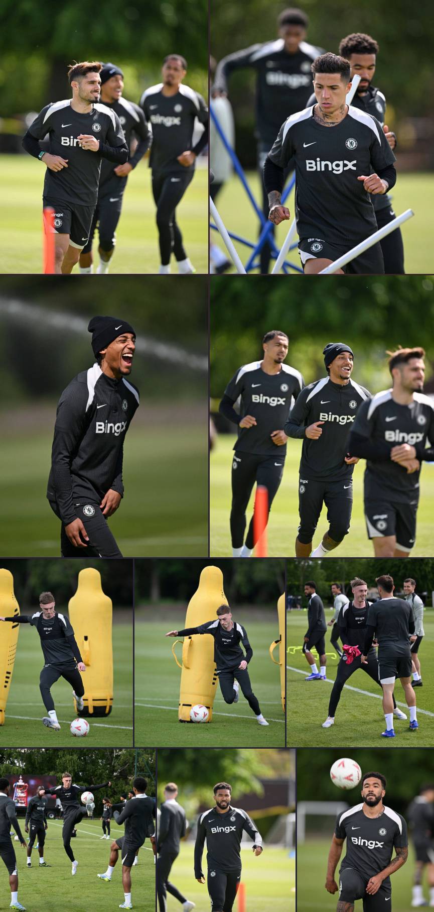 📸 Today’s training session ahead of Manchester City clash! 💪🔵 (3/3)
#CFC | #Chelsea | #Emirates...