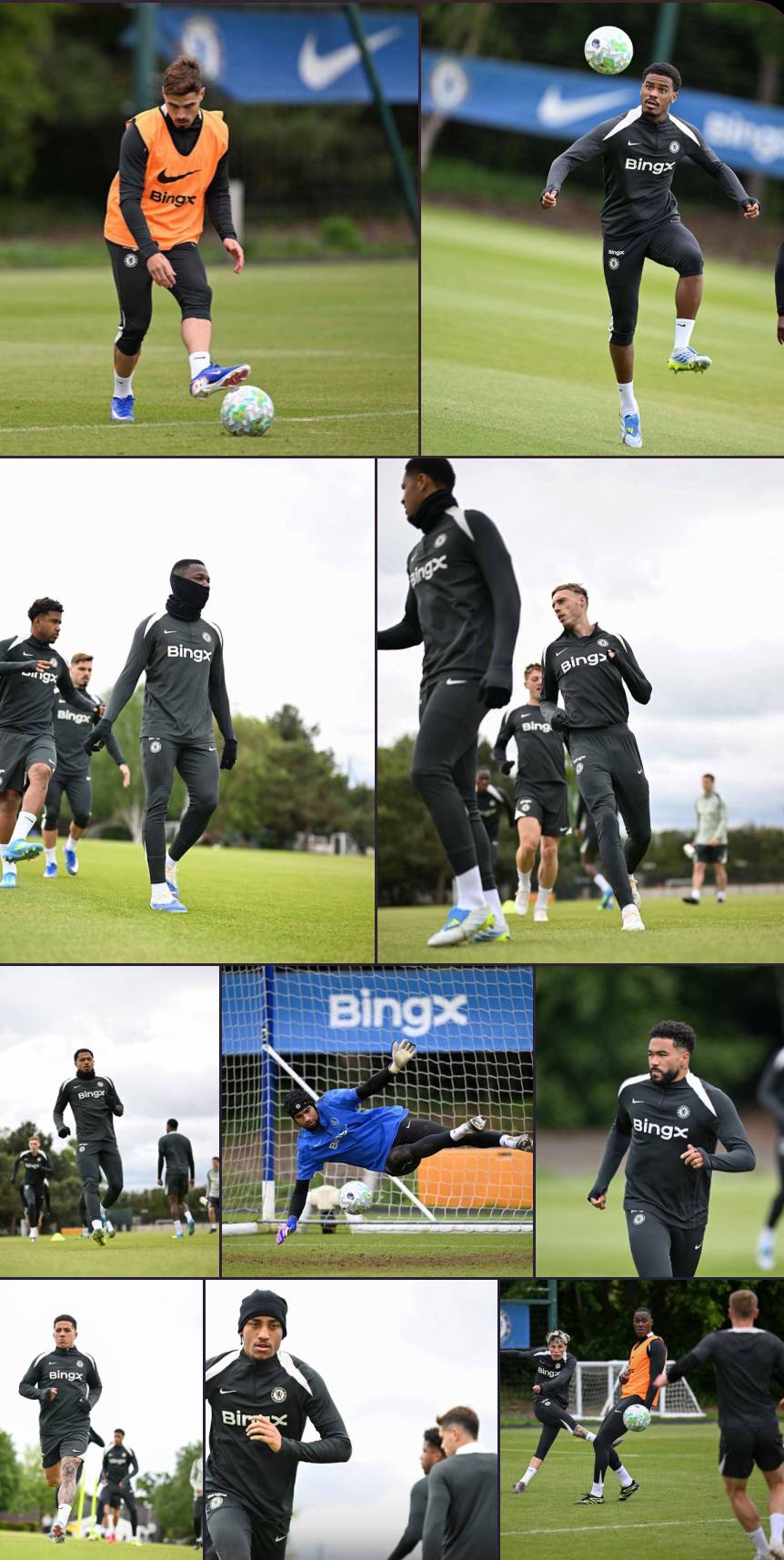📸 Today’s training session ahead of Tottenham clash! 💪🔵
#CFC | #Chelsea | #CHETOT