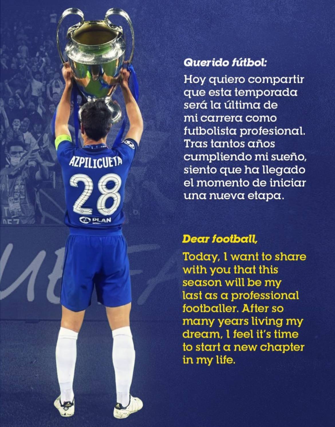 Cesar Azpilicueta via X.

#CFC | #Chelsea