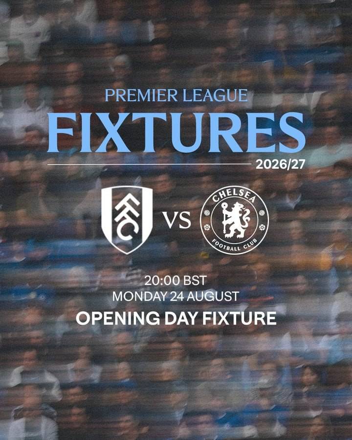 Fulham (A) on MD1. 👊

#CFC | #Chelsea