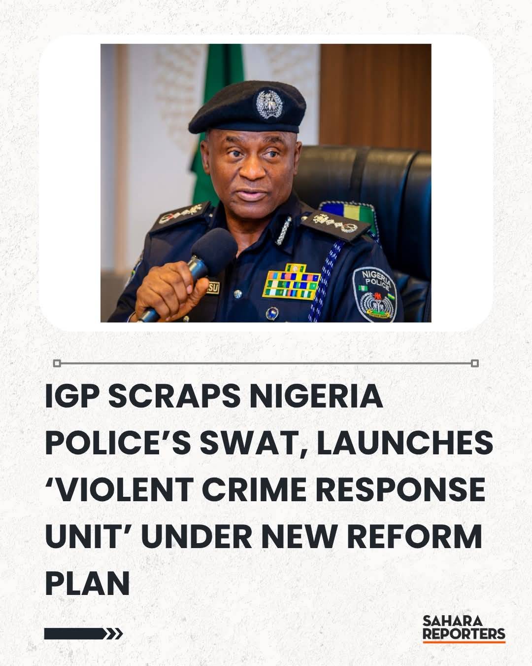 IGP Scraps Nigeria Police’s SWAT, Launches ‘Violent Crime Response Unit’ Under New Reform Plan
Full...