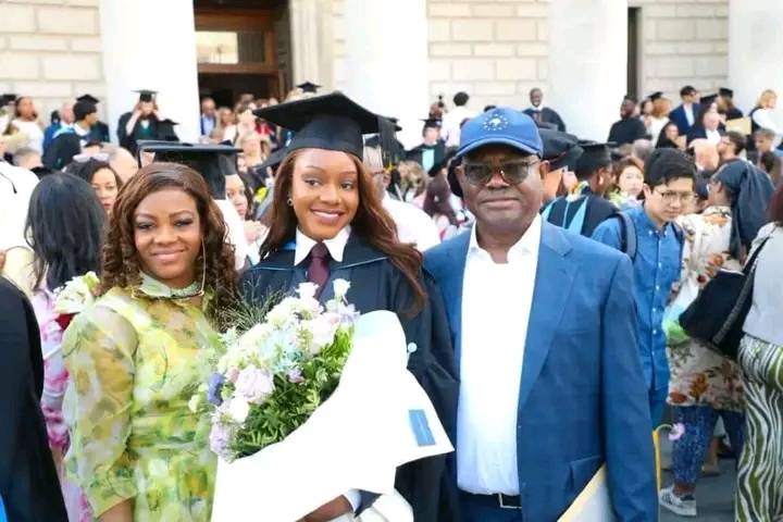 Wike's daughter graduates from university
Jazmyne Wike, daughter of the Minister of the Federal Ca...