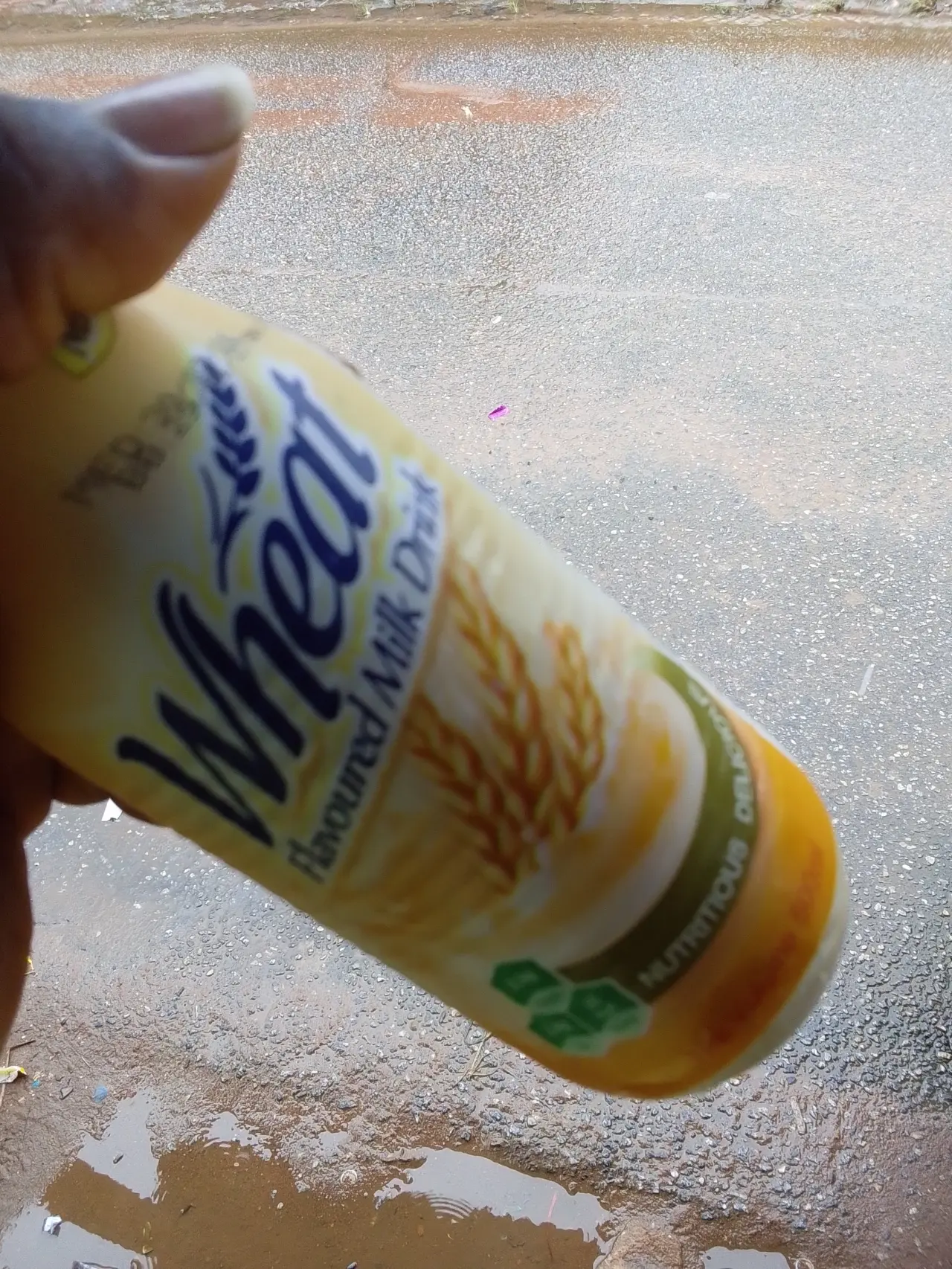 It's raining in my area ,so I couldn't go out to get food,I went to a store to get a drink, so who a...