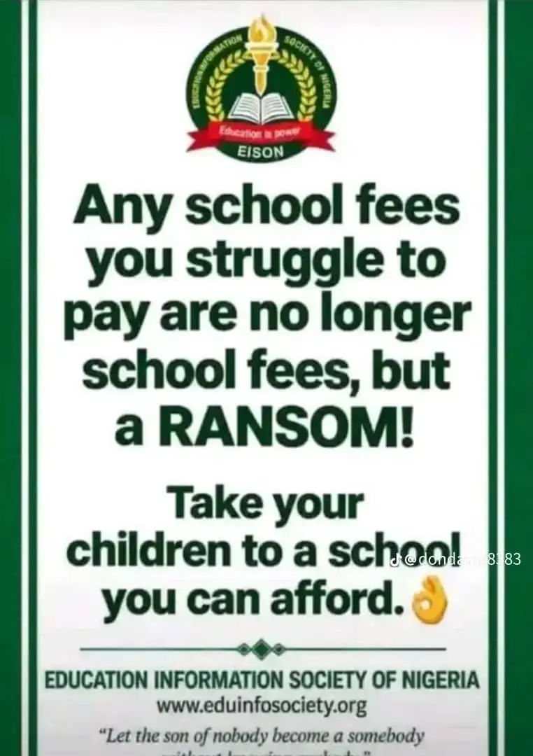 As we struggle to pay our children’s school fees, let us make every effort to pay them on time. Our...