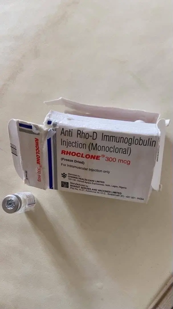 RhoGAM injection is now 85,000 pls don’t just go and do only genotype testing when getting married a...