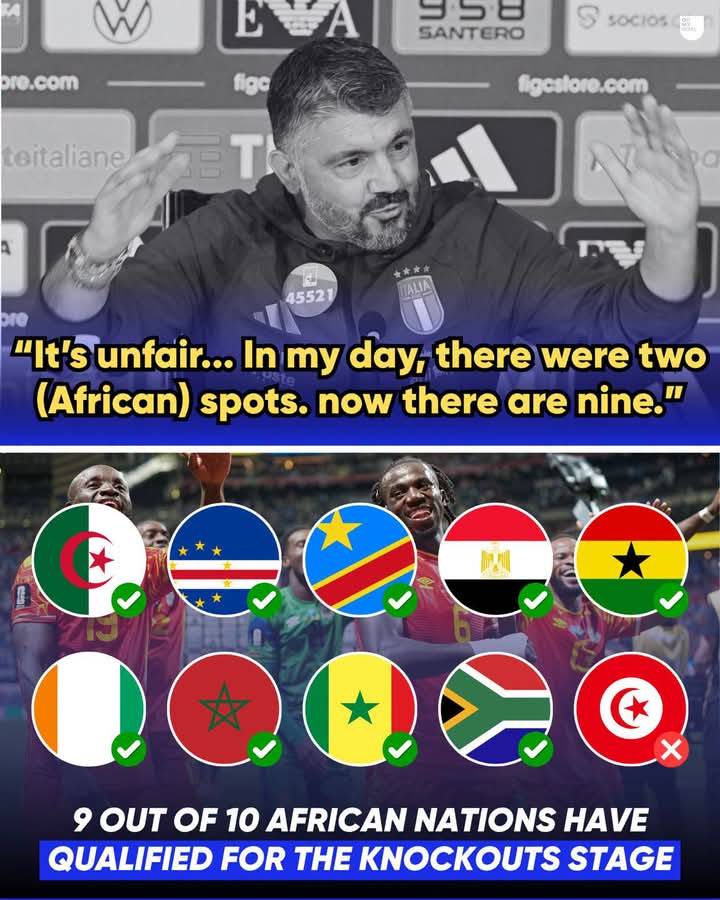 The evolution of African football isn't talked about enough! ๐๐ฅ
Back in November, Gennaro Gattuso...