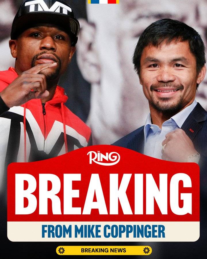 Breaking: Floyd Mayweather, Manny Pacquiao have agreed to terms on amended deal for professional fig...