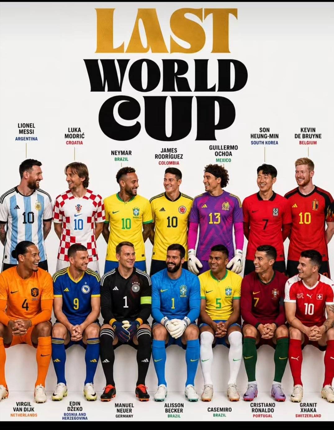 The Last World Cup For A Generation of Legends
š„
ā½
The 2026 FIFA World Cup marks the end of an unf...