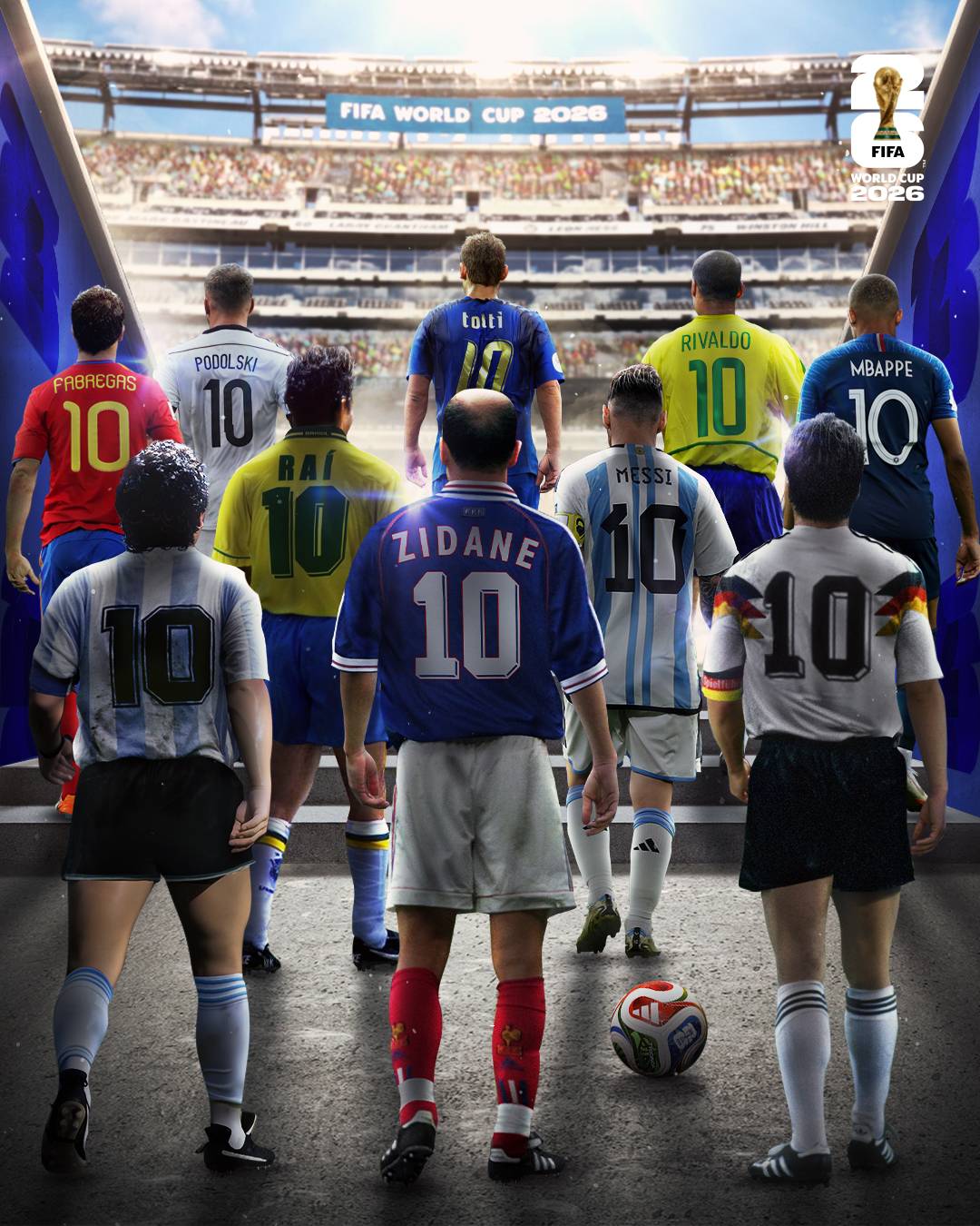 🔟 days to go.

The last 10 FIFA WorldCup - winning No. 10s ✨