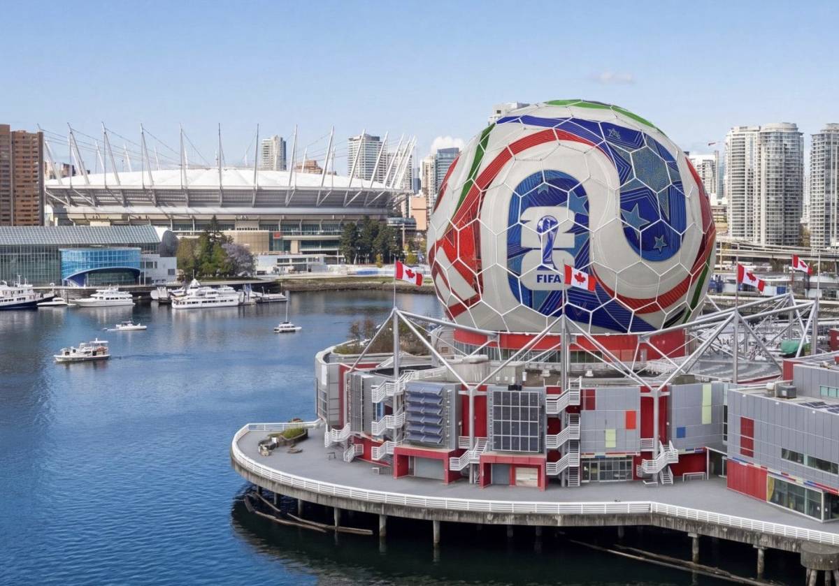 Vancouver crushed it with the Science World-to-Giant World Cup Ball conversion.