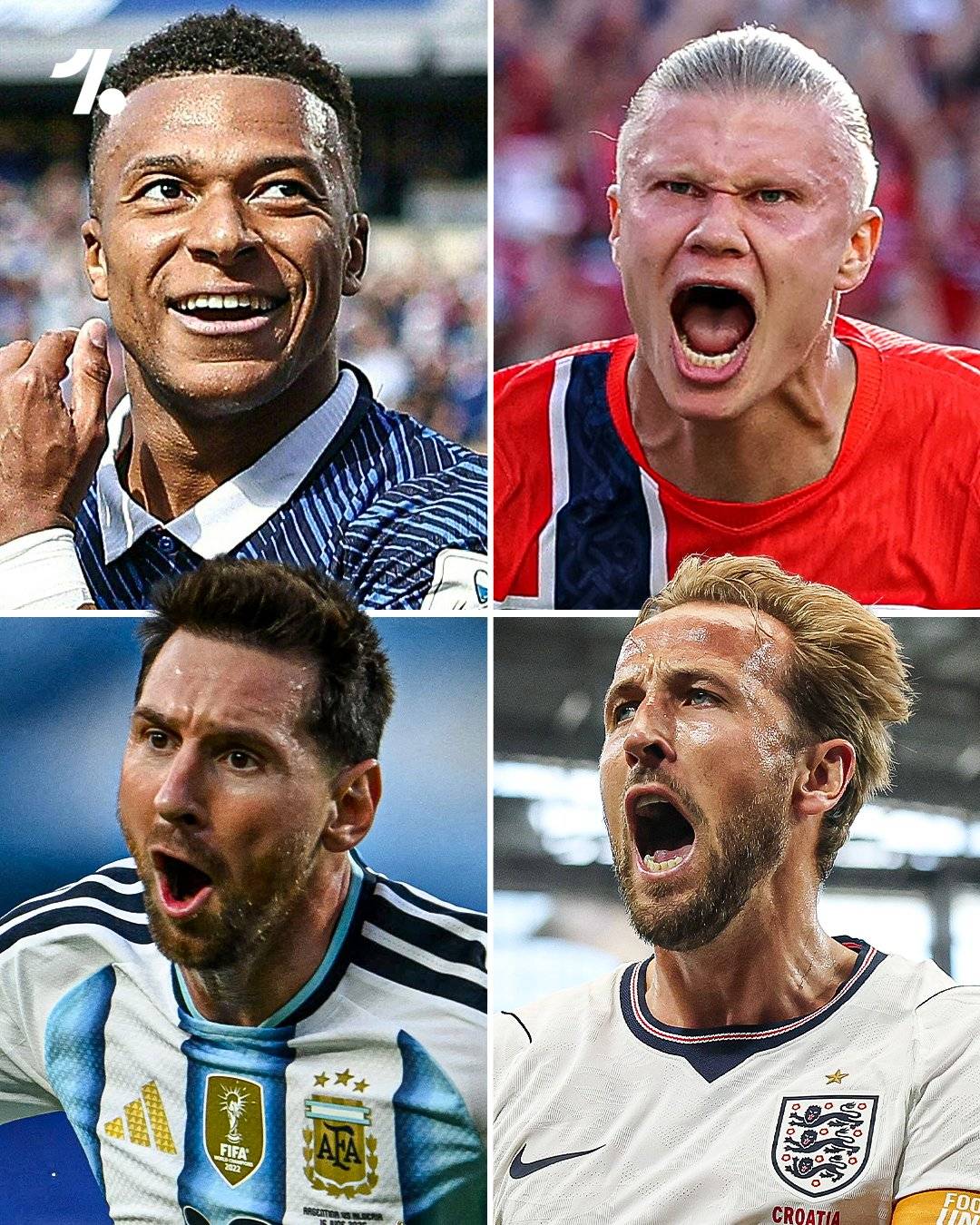 The world's biggest stars are delivering at the World Cup 🌍✨
🇫🇷 Kylian Mbappé — ⚽️⚽️
🇳🇴 Erling...