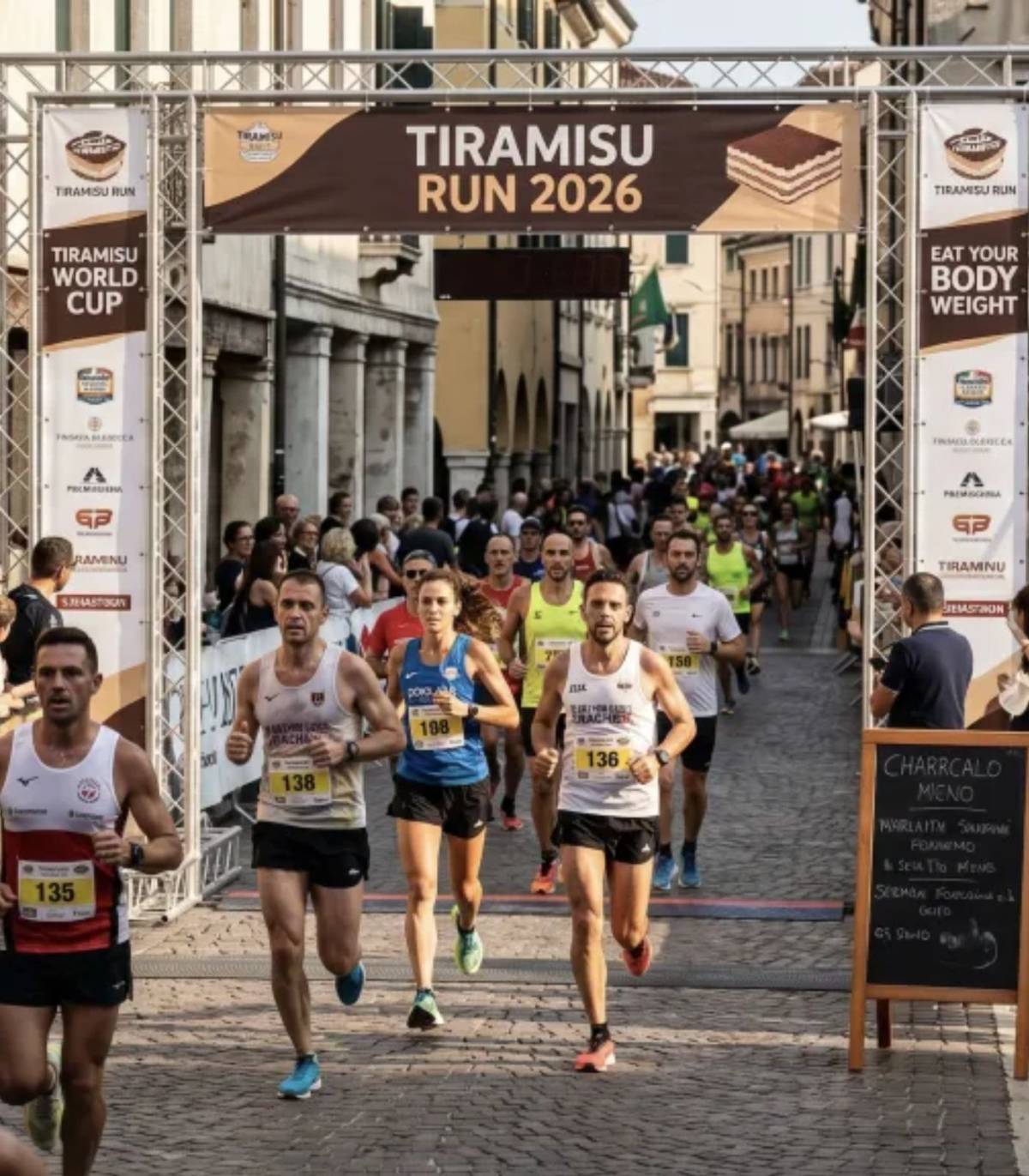 A city in Italy is hosting a 10K run where participants can eat unlimited tiramisu after finishing....