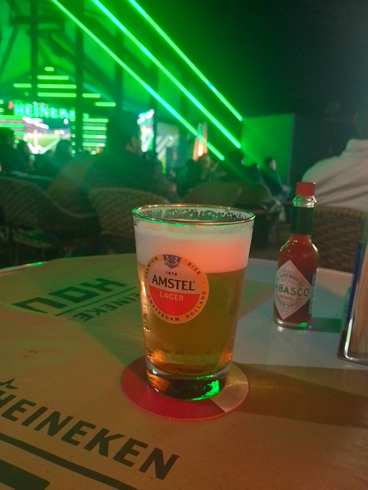 Good food & Company...and of course a positive result always helps! 🇧🇷⚽⚽⚽
#HeinekenHouse