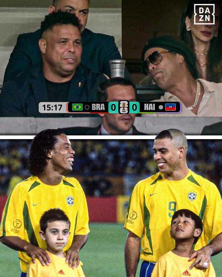 EXCESO DE AURA ๐ฎโ๐จ๐๐ง๐ท
Ronaldo ๐ซ Ronaldinho
Great to see these two together last night...
How...