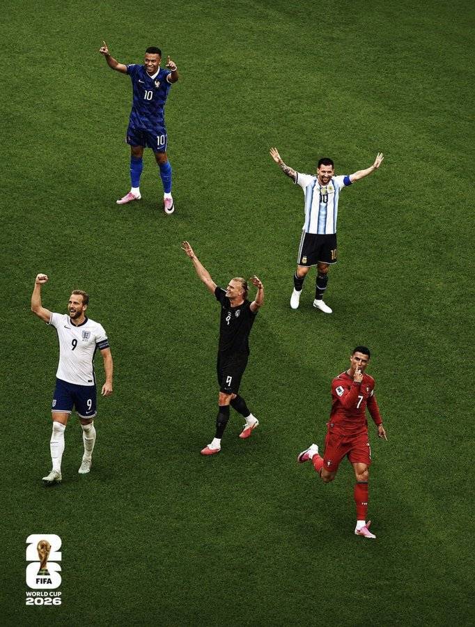 On the world stage. 

#FIFAWorldCup