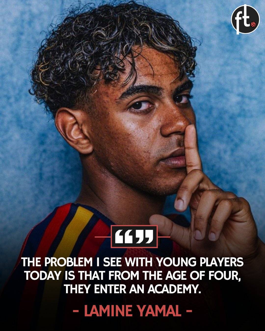 🇪🇸🗣️ Lamine Yamal:
"Today, football needs players like Ronaldinho, Neymar, Isco, Vinícius Jr, Benze...