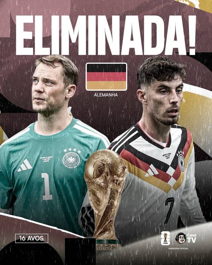Germany in Shock Exit!!