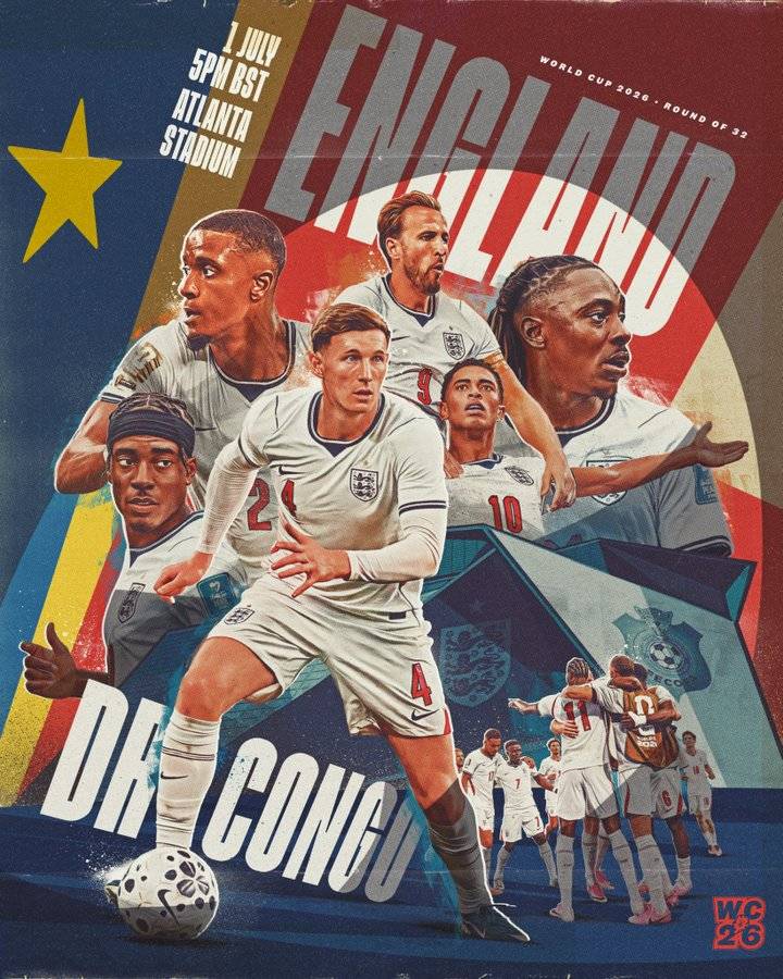 🚨 It's 𝐑𝐎𝐔𝐍𝐃 𝟑𝟐 Matchday Live ⚽

🏴󠁧󠁢󠁥󠁮󠁧󠁿𝗘𝗡𝗚𝗟𝗔𝗡𝗗 🆚 𝗗𝗥 𝗖𝗢𝗡𝗚𝗢🇨🇩

🏟️Atlanta Stadium  

Live Commenta...