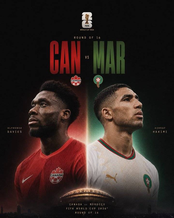 Kicking off the World Cup Round of 16...
Canada ๐จ๐ฆ vs Morocco ๐ฒ๐ฆ
Who is going to take the win and...