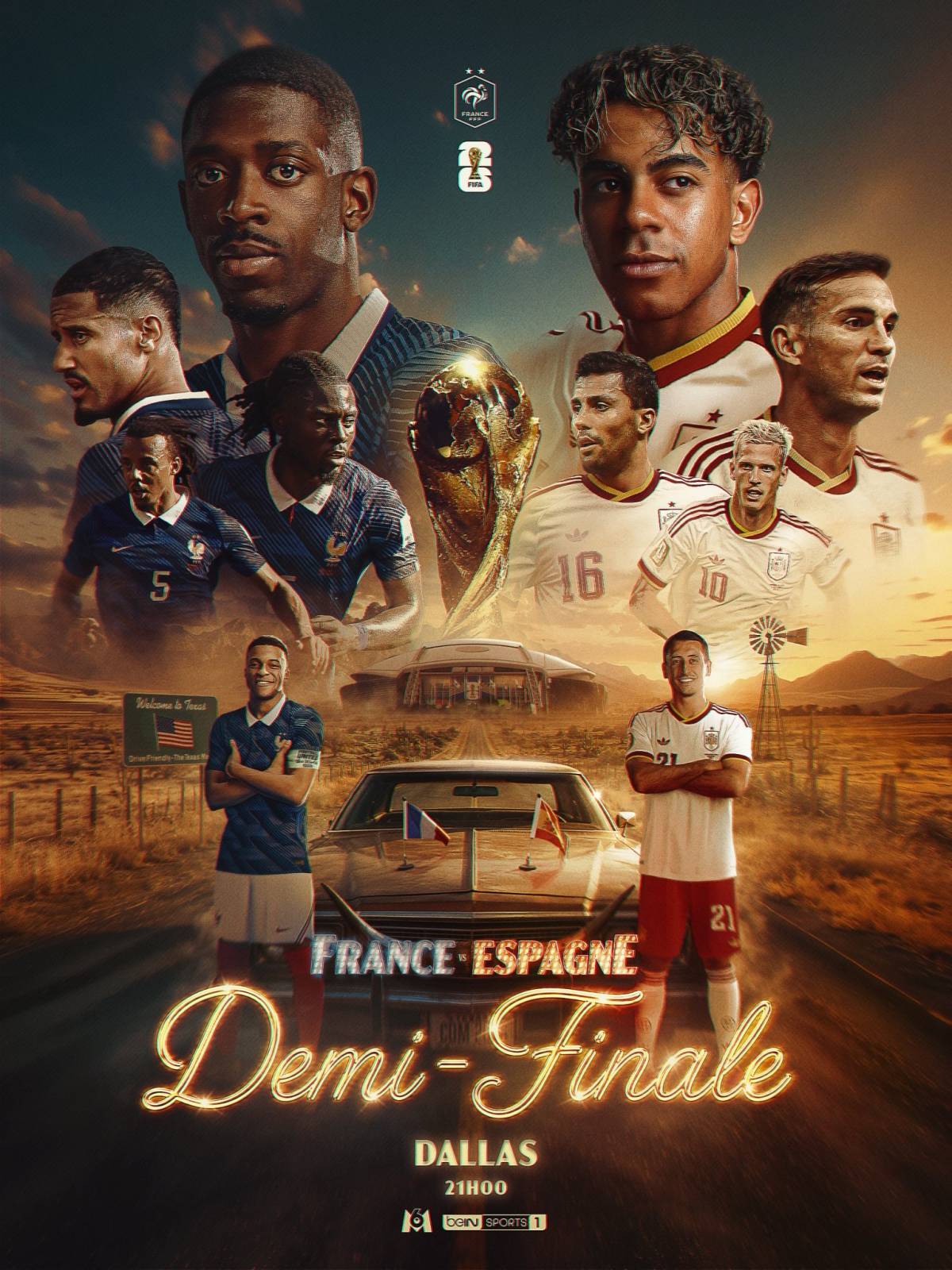 WORLD CUP SEMI FINAL - Starting Now!! ๐ฅ
France's attack ๐ซ๐ท ๐ Spain's defence ๐ช๐ธ ๐ฟ
Join us on L...