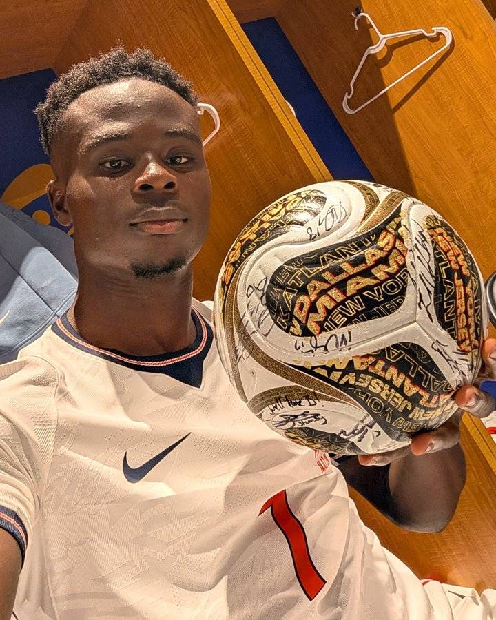 Just the fourth ever Three Lions player to score a
@FIFAWorldCup hat-trick ⚽⚽⚽
Bukayo Saka 👏