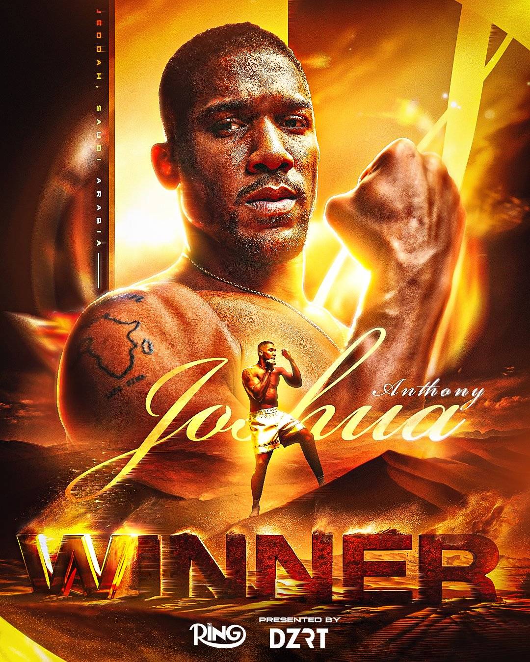 WHAT A COMEBACK ‼️🥊
Anthony Joshua KNOCKS OUT Kristian Prenga in round two after being floored twi...